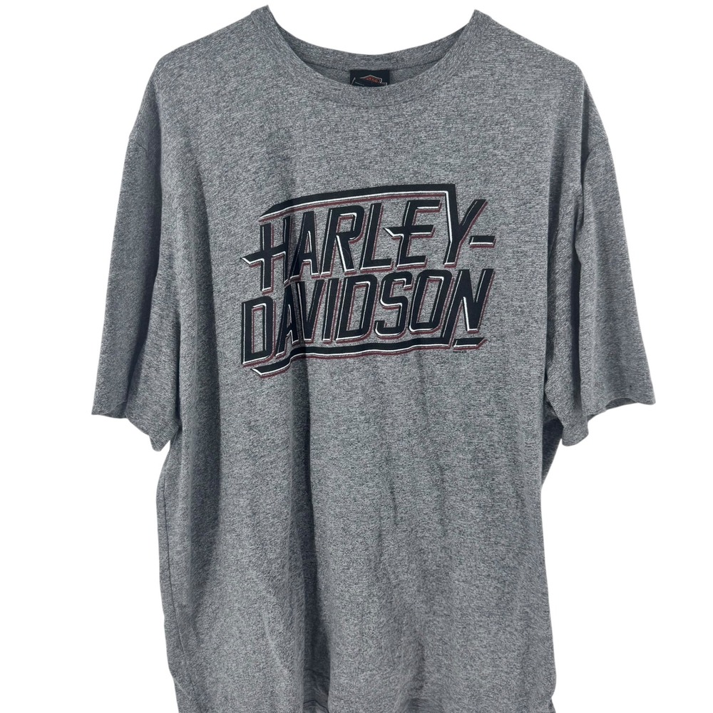 Harley Davidson Seacoast North Hampton Lobster‎ Graphic T-Shirt Mens 2XL Gray
